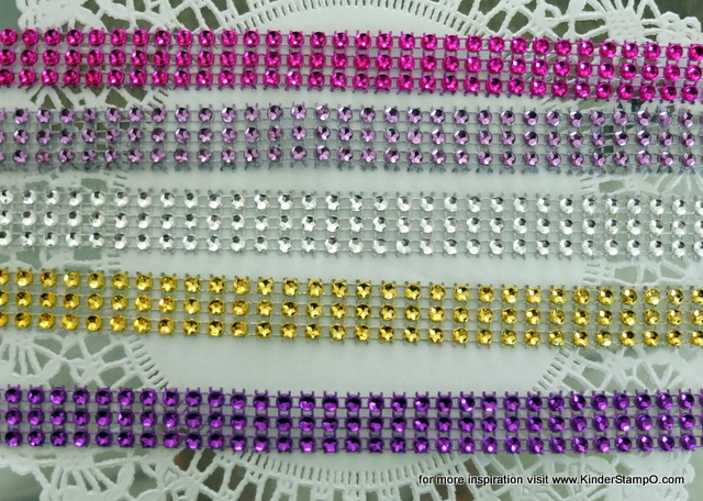 Five yards - Faux Rhinestone Trim (many colors available)